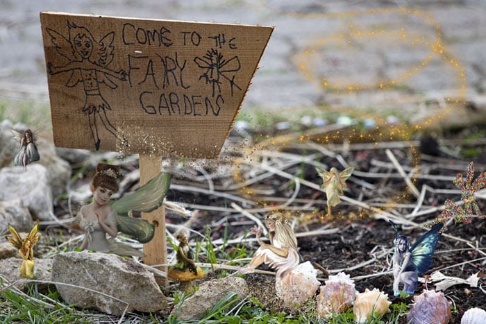 Buy 3 Save $5 Miniature Fairy Garden Dept 56 Boneyard Do No Evil Lights 